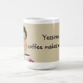 onladachtig koffiemok (Center)