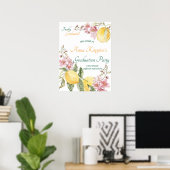 Onlangs Afgestudeerd Afstudeerfeest Welkomstbord Poster (Thuiskantoor)