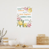 Onlangs Afgestudeerd Afstudeerfeest Welkomstbord Poster (Keuken)