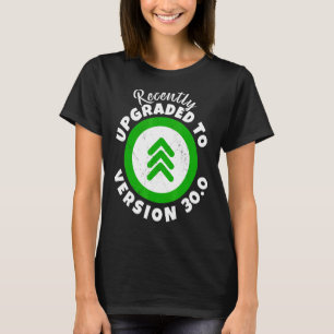 Onlangs geüpgraded naar versie 30 0 Verjaardagsfee T-shirt