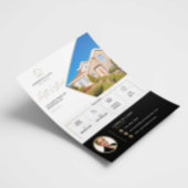 Onlangs te koop Staand Onroerend Goed Modern Huis Flyer