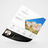 Onlangs te koop Staand Onroerend Goed Modern Huis Flyer