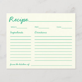 Onlangs Verloving Groene Recept Voor de Bruid Kaar