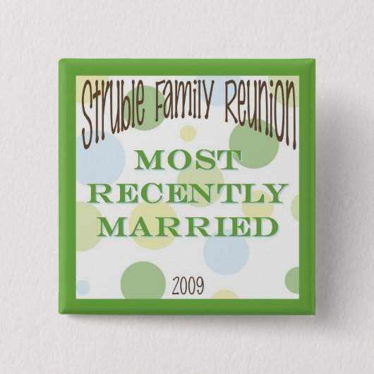 onlangs vierkante button 5,1 cm (Voorkant)