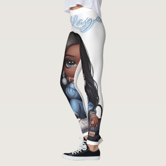OnLaye1 Baddie Jean Diva Leggings (Links)