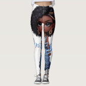 OnLaye1 Ebony baddie Jean Leggings (Voorkant)