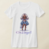 "OnLaye1" Vrouwen Bella+Canvas Slim Fit T-shirt (Laagn)