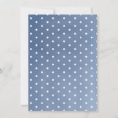 Online Baby shower per mail Blue Boy Elephant Kaart (Achterkant)