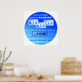 Online Banking Poster (Keuken)