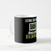 Online bedrijfswinsten delen passieve dividenden koffiemok (Voorkant links)