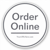 Online bestellen - Venster Decal Sticker (Voorkant)