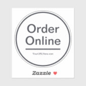 Online bestellen - Venster Decal Sticker (Vel)