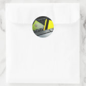 Online betaling ronde sticker (Tas)