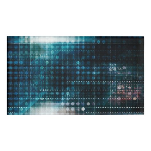 Online beveiliging op internet als digitaal naambadge (Voorkant)