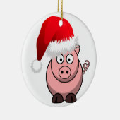 Online boerenkerstfoto keramisch ornament (Rechts)