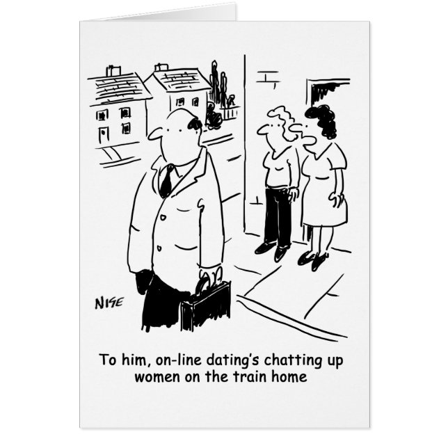Online Dating Cartoon (Voorkant)