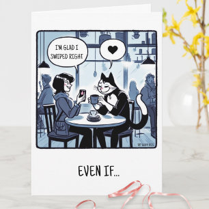 Online Dating Humoristische Quote Grappige Valenti Kaart