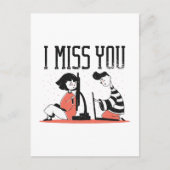 Online Dating Relatie MISS JE Cadeaubon Zacht Lief Briefkaart (Voorkant)