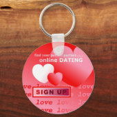 Online dating sleutelhanger (Voorkant)