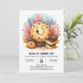 Online Elegante Happy Cookies Verjaardag Kaart (Staand voorkant)