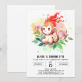 Online Enchanted Monkey Verjaardag Kaart (Voorkant / Achterkant)