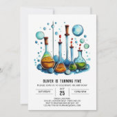 Online Experiment Whimsy Wetenschapper Verjaardag Kaart (Voorkant)