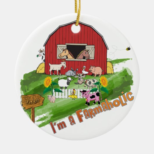 Online Farmaholic Ornament (Voorkant)