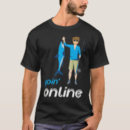 Online Fun Vissen T-Shirt