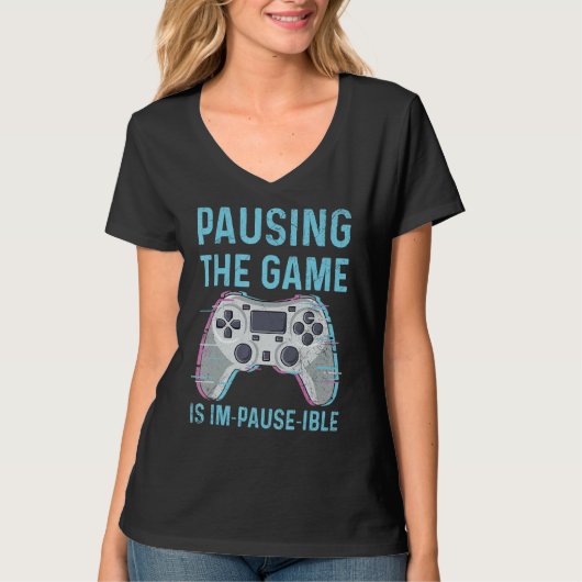 Online gamer voor een controller nerd 1 t-shirt (Voorkant)