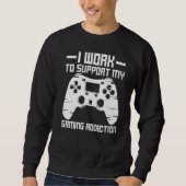 Online gamer voor een controller nerd trui (Voorkant)