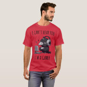Online Gaming Crow family funny T-shirt (Voorkant volledig)