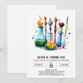 Online Gear Experiment Wetenschapper Verjaardag Kaart (Voorkant / Achterkant)