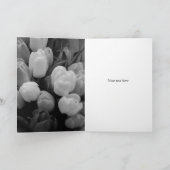 Online Get well soon kaart met tulpenbloem foto (Binnen)