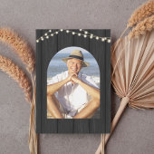 Online Grappige rustieke lantaarn foto Pensioen Pa Kaart