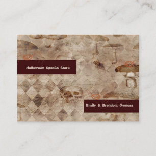 Online Halloween Store-Visitekaartje Visitekaartje