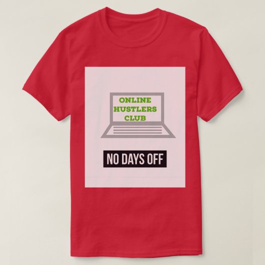 Online hustlers club t-shirt (Design voorkant)