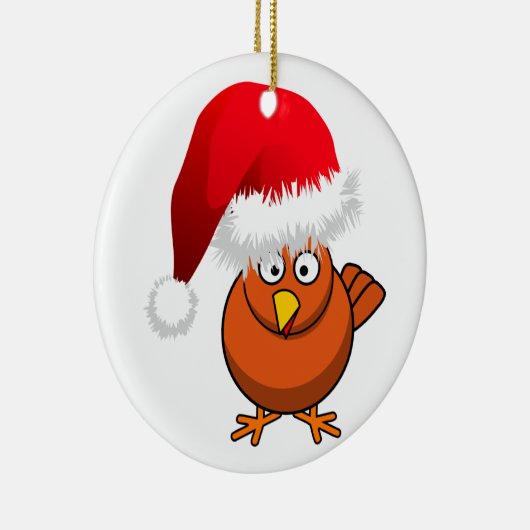 Online kerstkip keramisch ornament (Rechts)