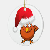 Online kerstkip keramisch ornament (Links)