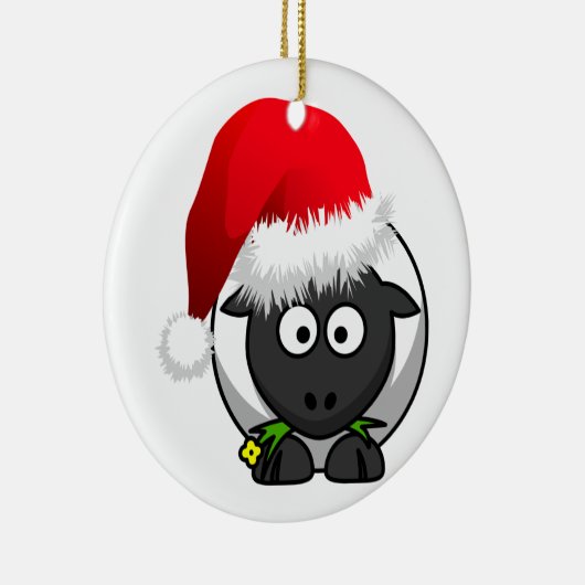 Online kerstschapenhouderij keramisch ornament (Rechts)