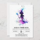 Online Kinderen Wizardry Verjaardag Kaart (Voorkant)