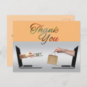 Online klant  briefkaart (Voorkant / Achterkant)