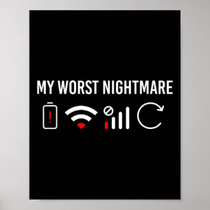 Online Kleren Computer Videogame Freak Mijn Slecht Poster