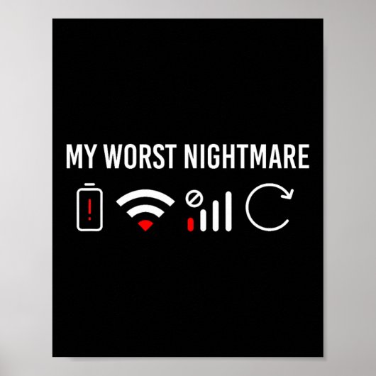 Online Kleren Computer Videogame Freak Mijn Slecht Poster (Voorkant)