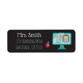 Online labels voor het retouradres van leraren (Voorkant)