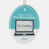 Online leerlingwezen voor virtueel leren keramisch ornament (Rechts)