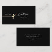 Online leraar visitekaartje (Voorkant / Achterkant)