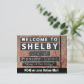 Online Mall Briefkaart (Staand voorkant)