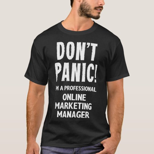 Online Marketing Manager T-shirt (Voorkant)