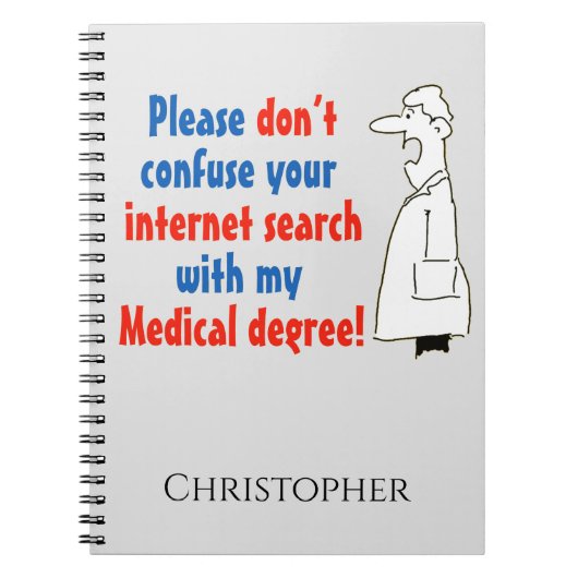 Online medische diagnose en een gekwalificeerde ar notitieboek (Voorkant)