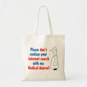Online medische diagnose en een gekwalificeerde ar tote bag